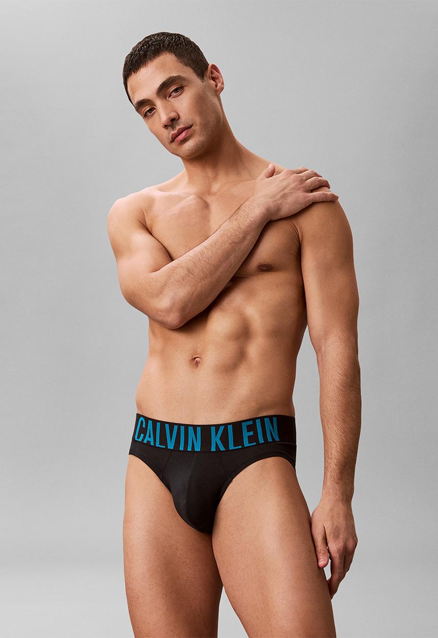 Calvin Klein - 3Pk Hip Brief - Black Multi