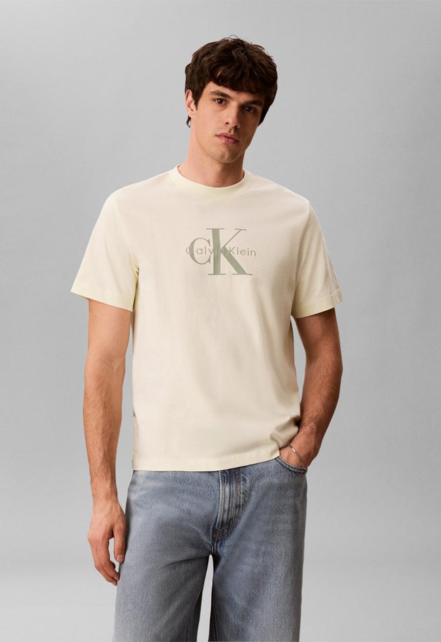 Calvin Klein - Hero Monologo Tee 20s- Green Essence
