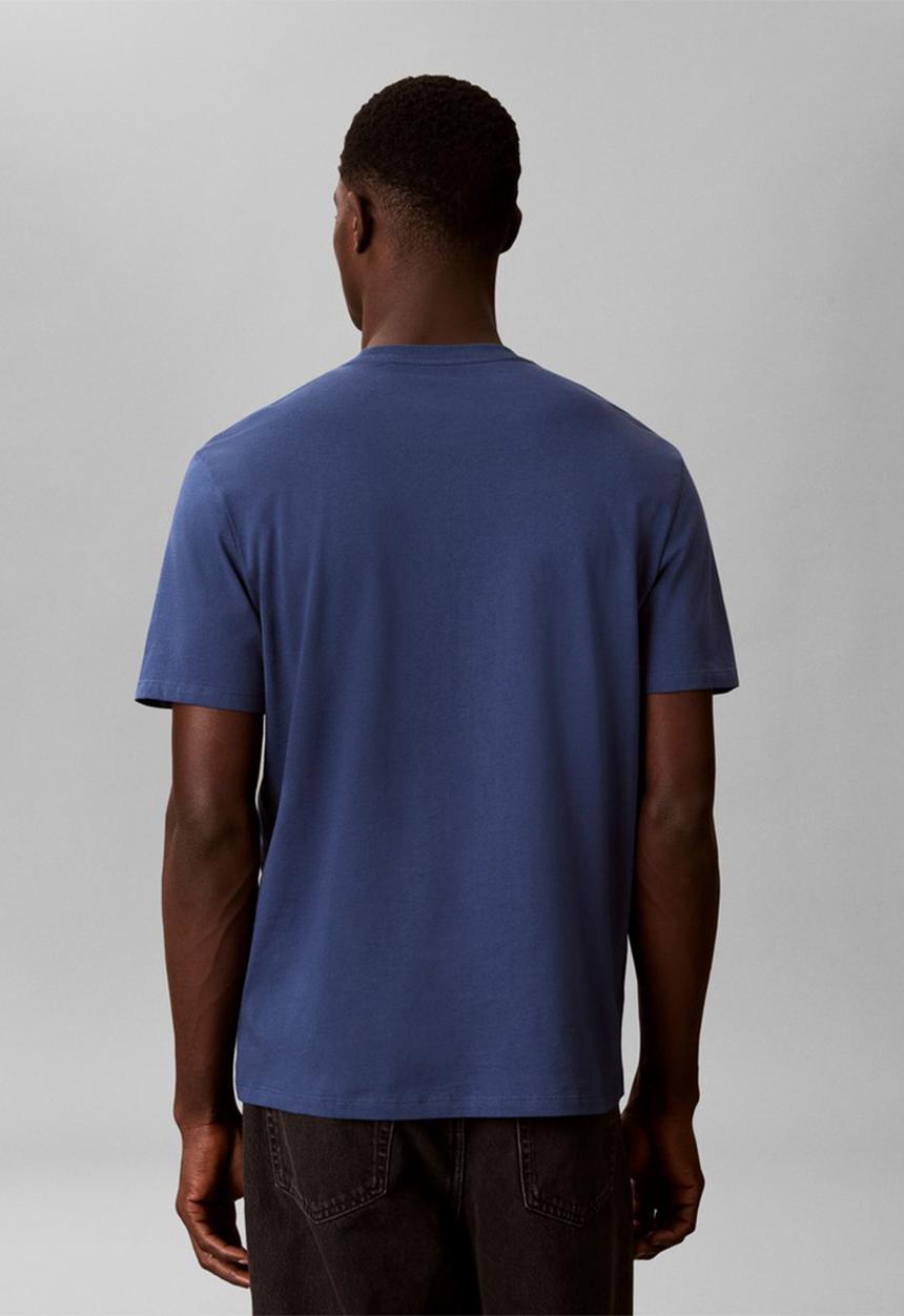 Calvin Klein -  Stack Graphic T-Shirt-Dark Denim-Dark Denim