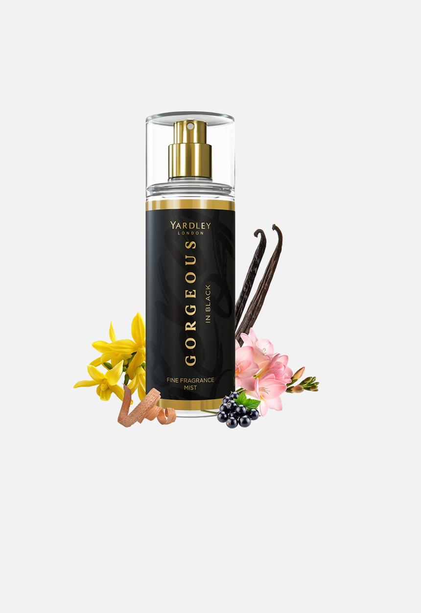 Yardley London - Yardley Gorgeous in Black Fine Fragrance Mist - 100ml