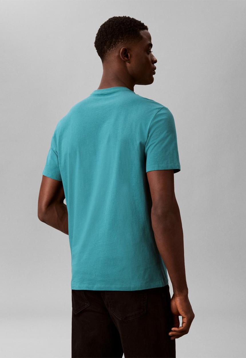 Calvin Klein - 30S Micro Monologo Graphic T-Shirt-North Sea-North Sea