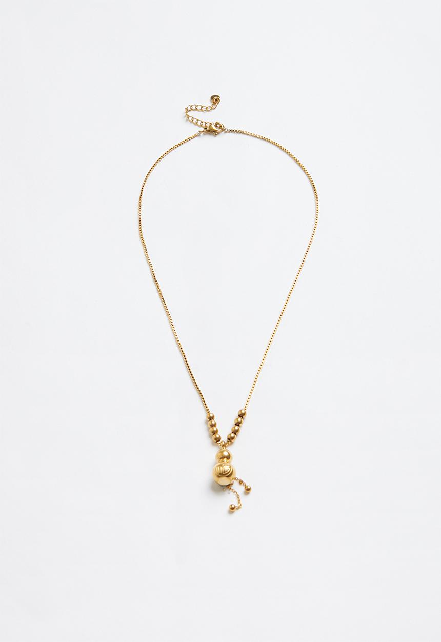 Zoe on Trend - Modern-Cool Necklace - Gold