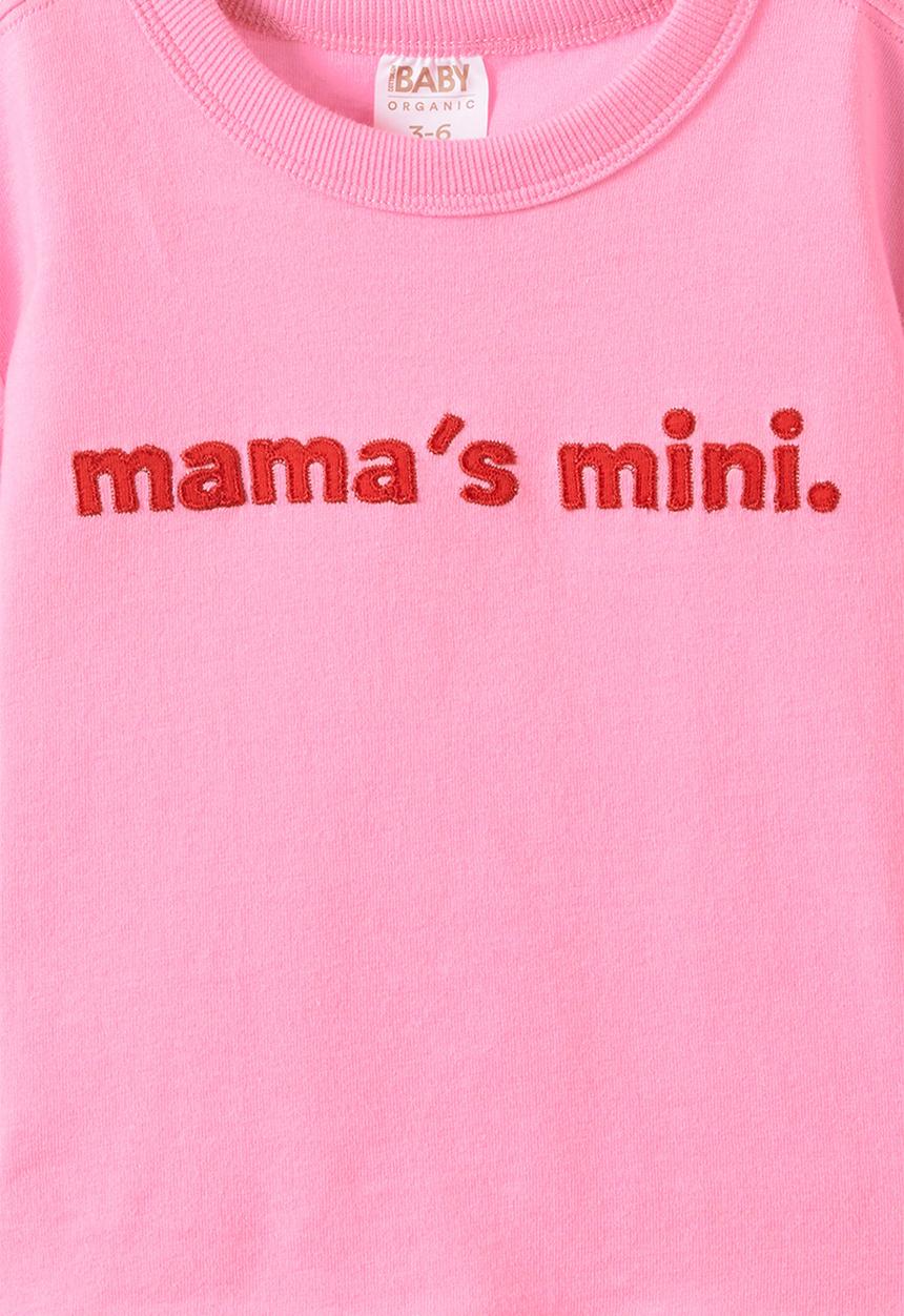 Cotton On - Baby Essential Short Sleeve Graphic Tee - Strawberry Milk/Mama S Mini
