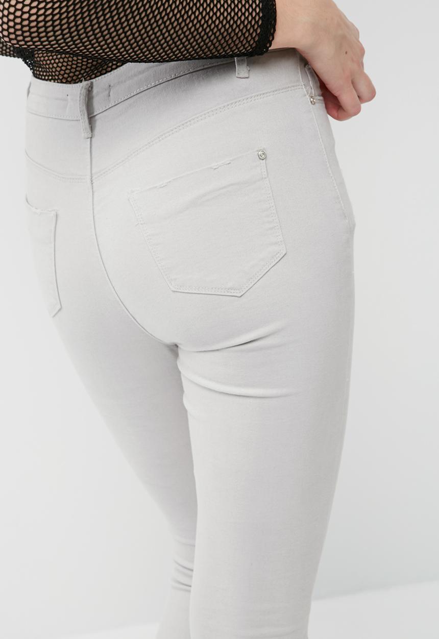 Missguided - Sinner high waisted ripped skinny jeans