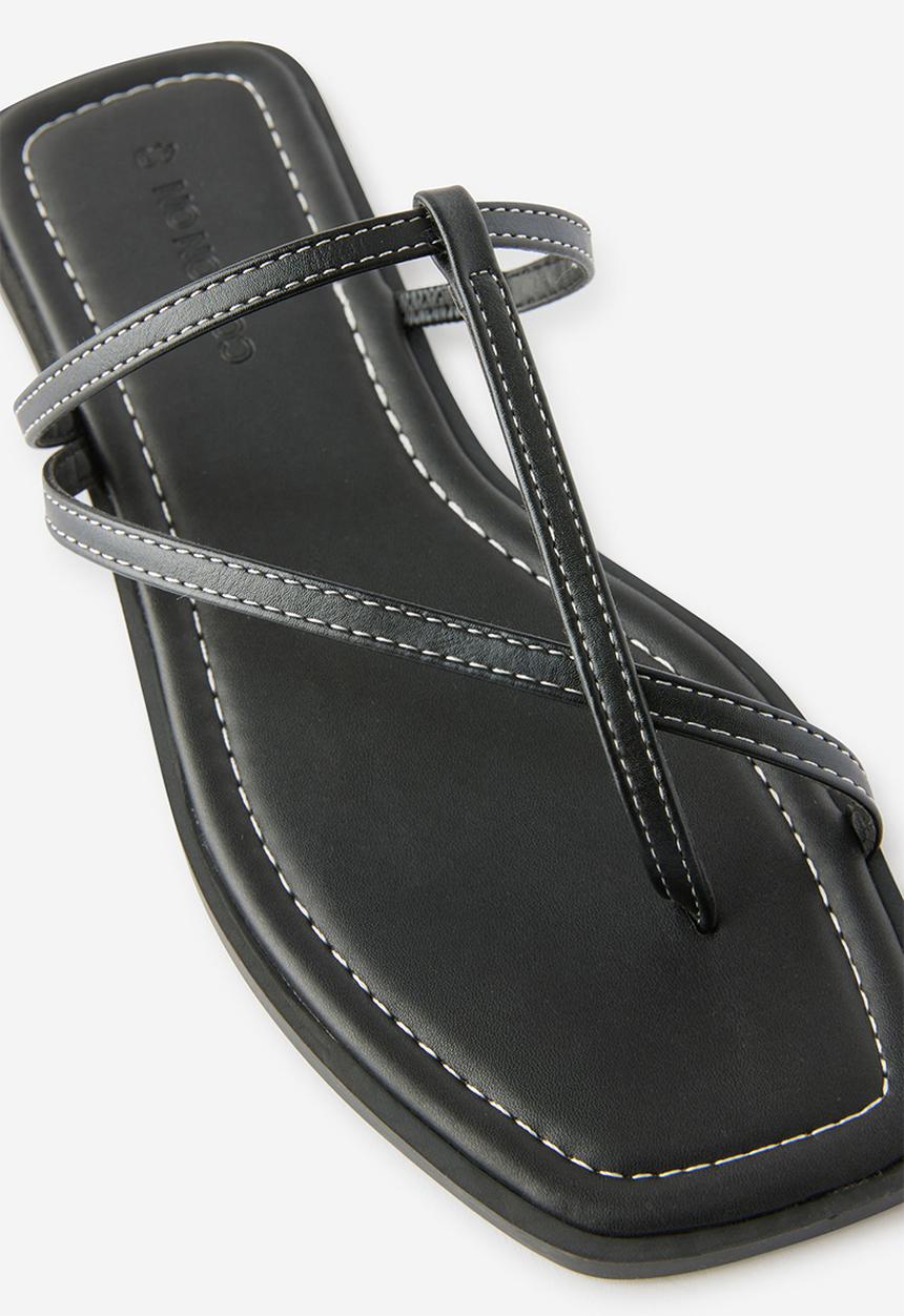 Cotton On - Byron Strappy Slide - black