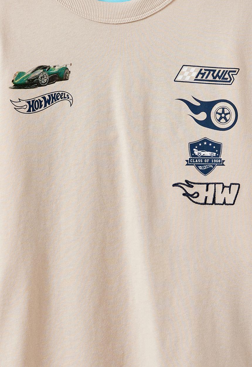 Cotton On - Licensed Drop Shoulder Short Sleeve Tee - Lcn Mat Rainy Day/Hotwheels Auto Club