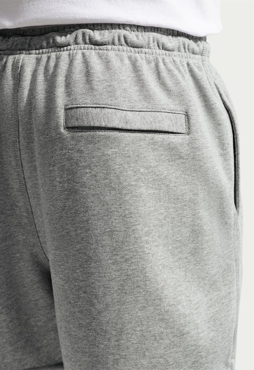 Nike - Nsw Club Frech Terry Flow Shorts - Dk Grey Heather/Lt Smoke Grey/White