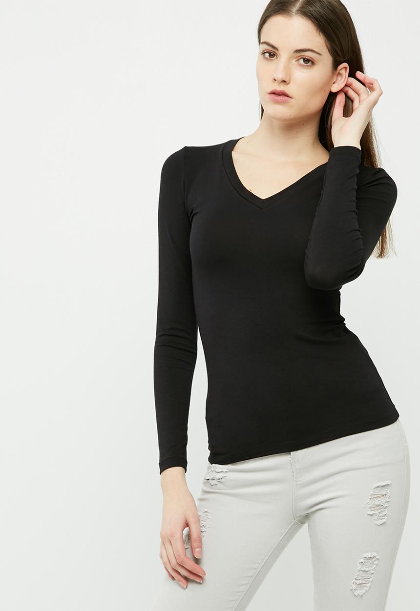 dailyfriday - Fitted v-neck top