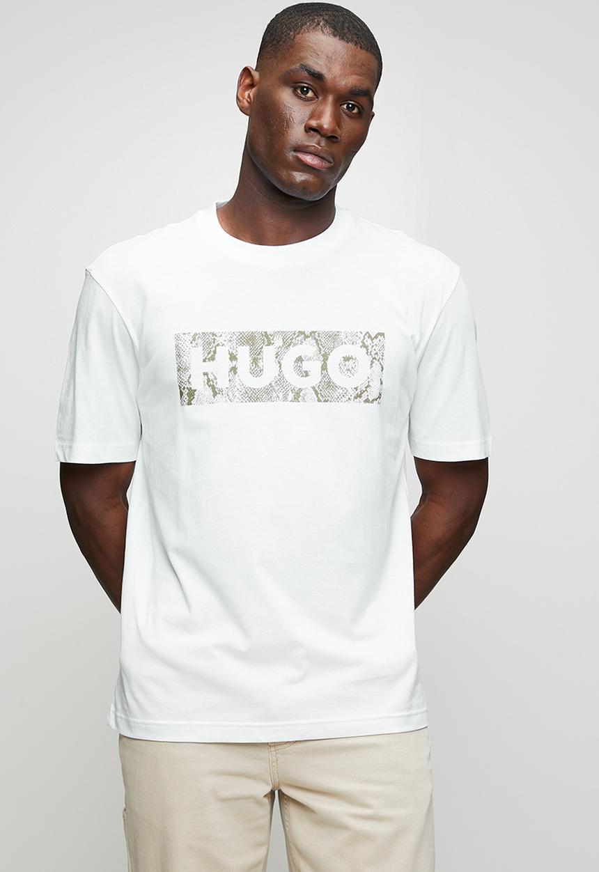 HUGO - Naolo Smile Graphic  Tee - White