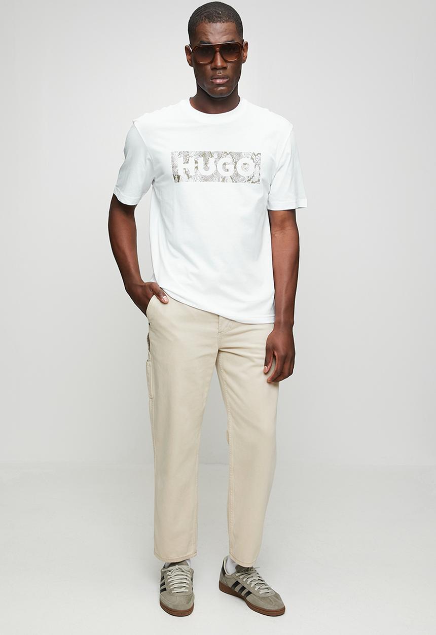 HUGO - Naolo Smile Graphic  Tee - White