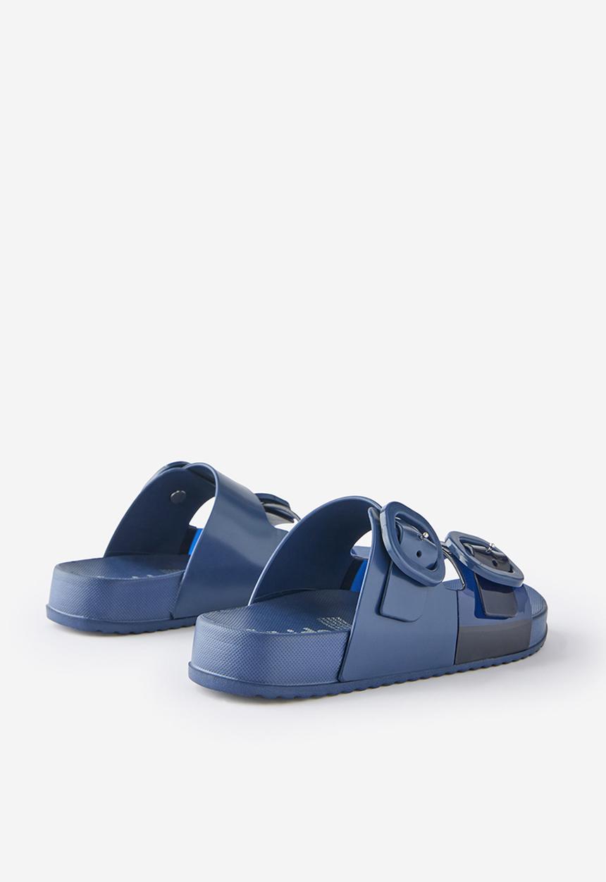 Cotton On - Kids Double Buckle Jelly Slide - Squid Ink