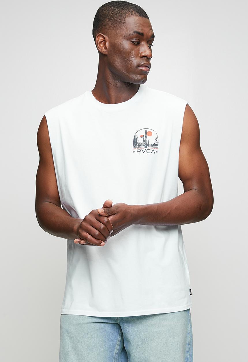 RVCA - Saguaro canyon muscle - white