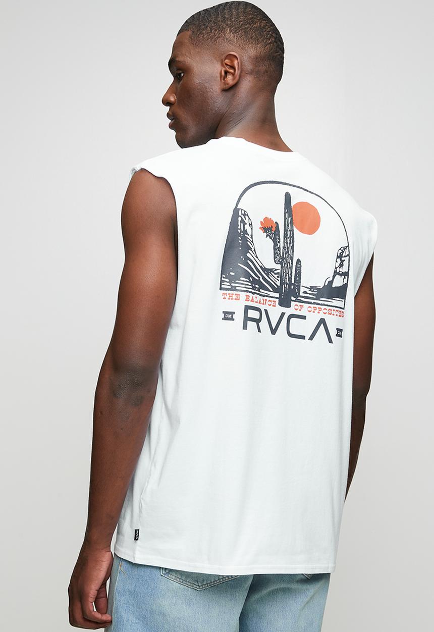 RVCA - Saguaro canyon muscle - white