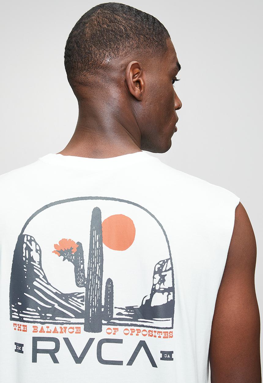 RVCA - Saguaro canyon muscle - white