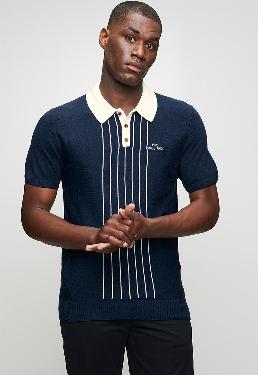 POLO - Sport Knitted Golfer - Navy
