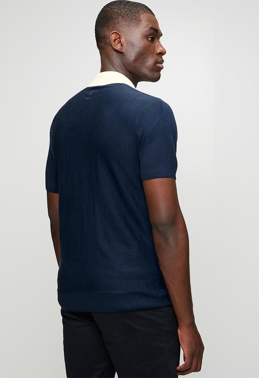POLO - Sport Knitted Golfer - Navy