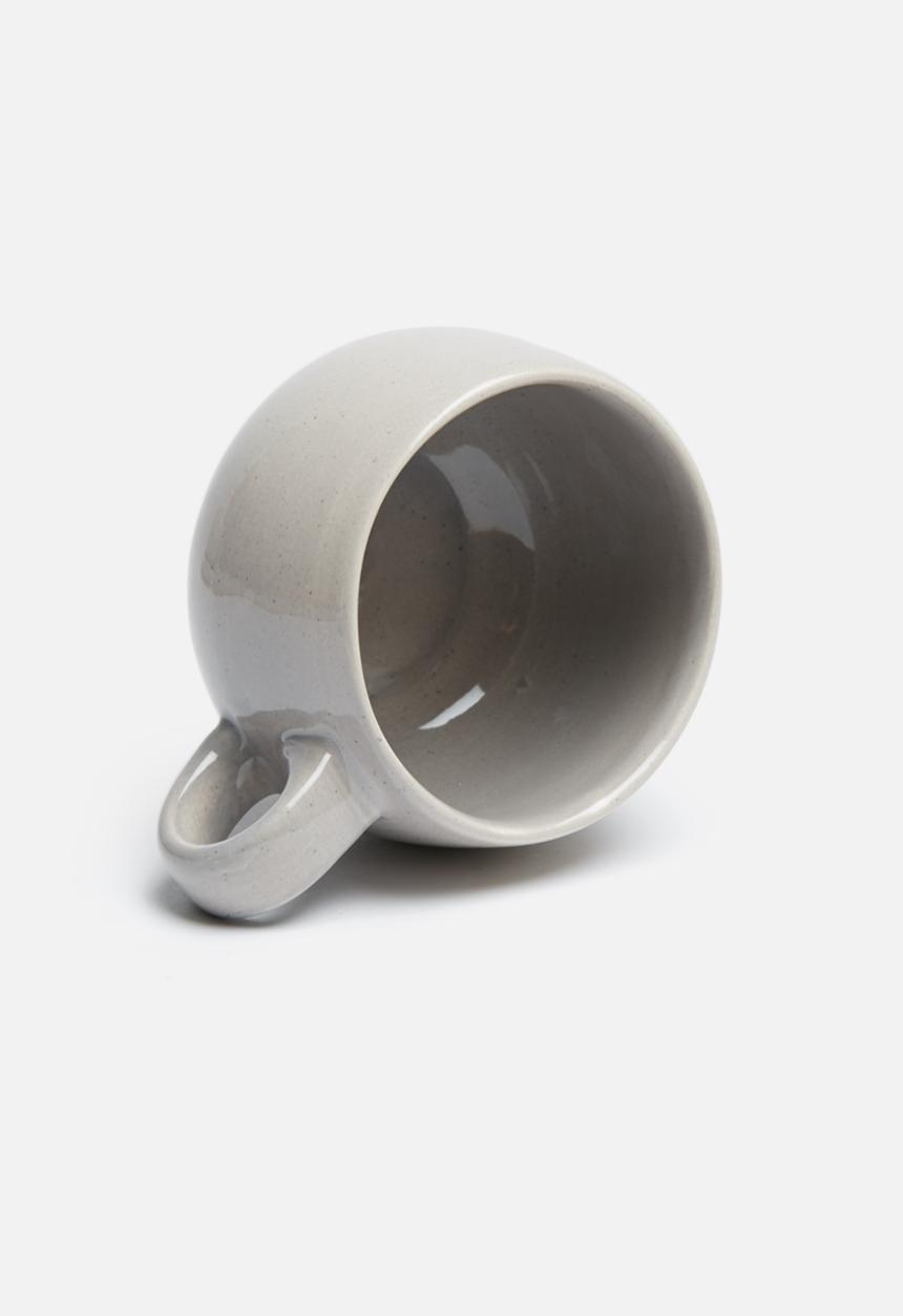 Urchin Art - Mug platter set - grey