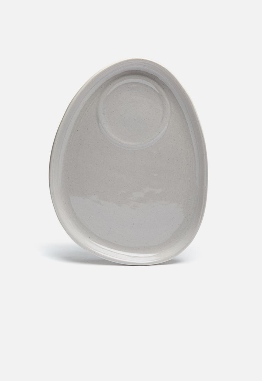 Urchin Art - Mug platter set - grey
