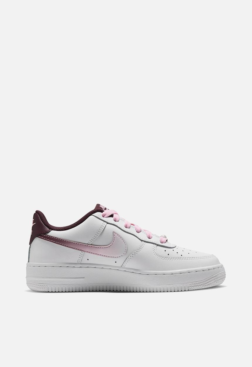 Nike - Air force lv8 grade school - white/burgundy crush/pink foam