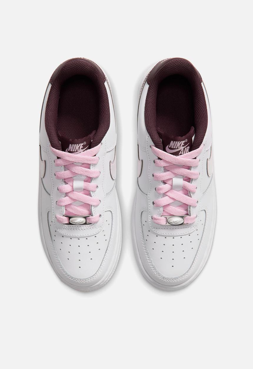Nike - Air force lv8 grade school - white/burgundy crush/pink foam
