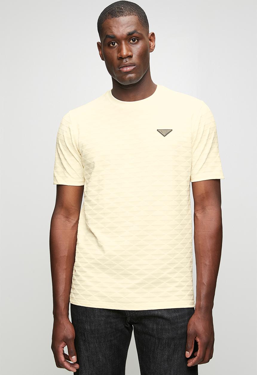 SOVIET - Crew Neck Box Fit Tee - Cream