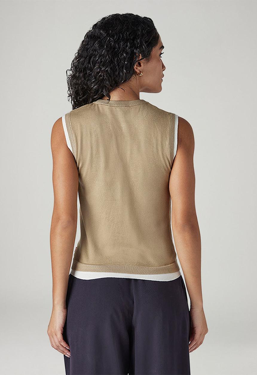 Levi’s® - WT Natasha Twofer Vest - Beige