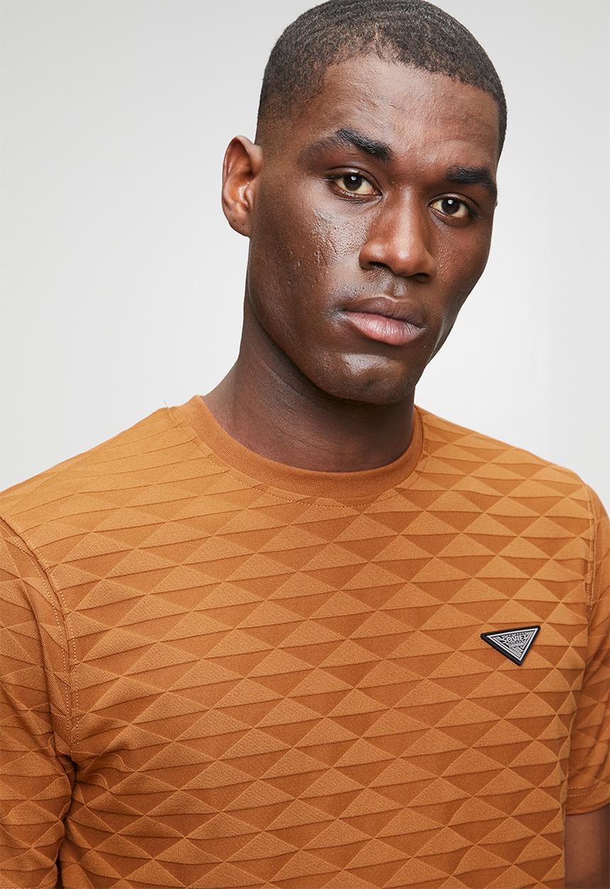 SOVIET - Crew Neck Box Fit Tee - Caramel
