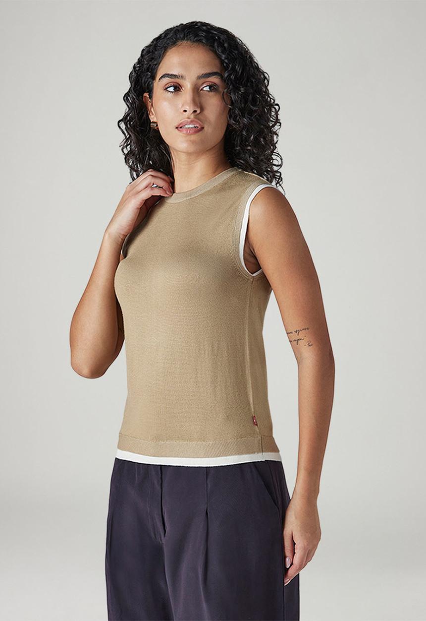 Levi’s® - WT Natasha Twofer Vest - Beige