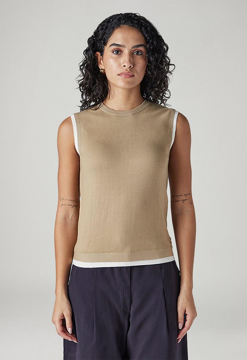 Levi’s® - WT Natasha Twofer Vest - Beige