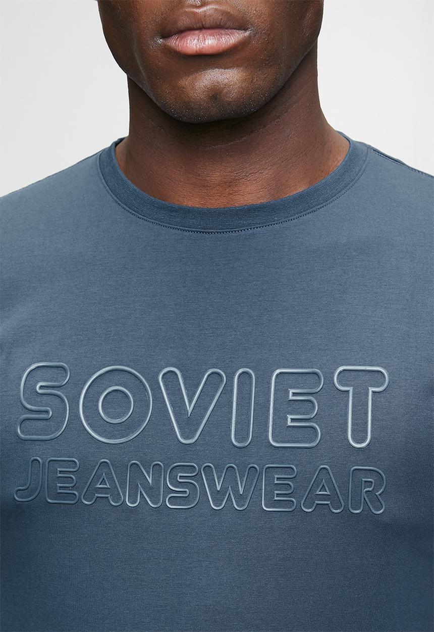 SOVIET - Crew Neck Fashion T-Shirt - Midnight