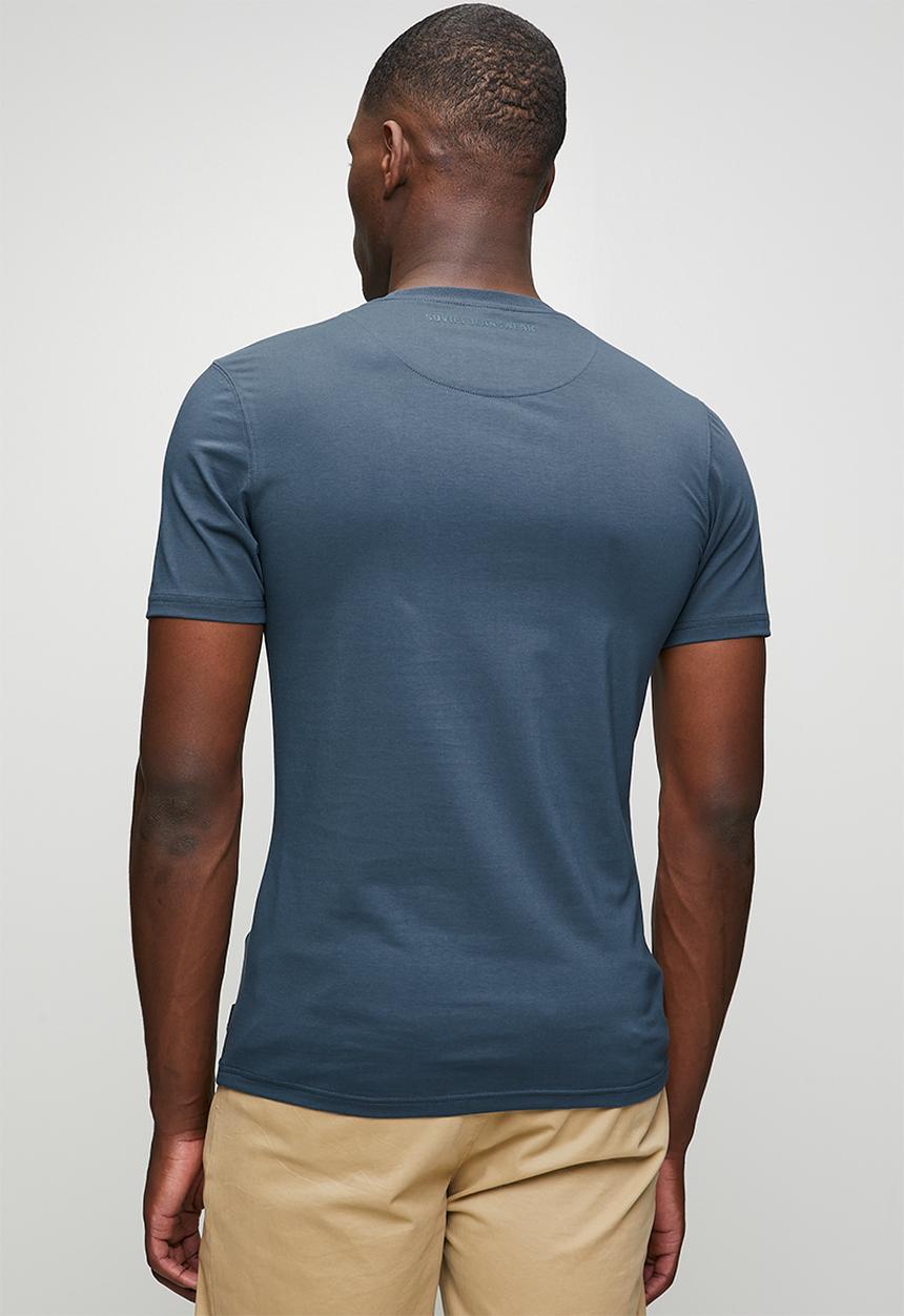 SOVIET - Crew Neck Fashion T-Shirt - Midnight