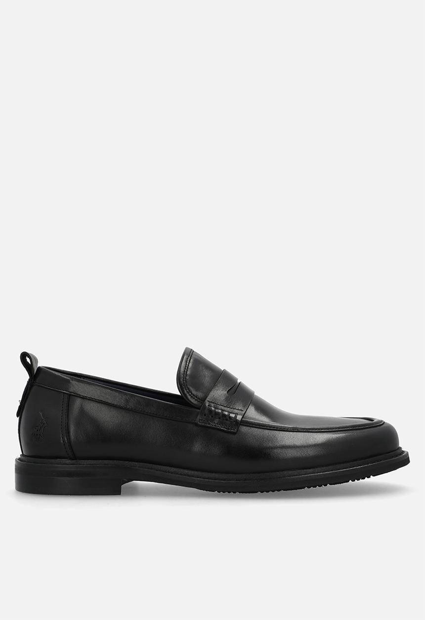 POLO - Leather Penny Loafer - Black
