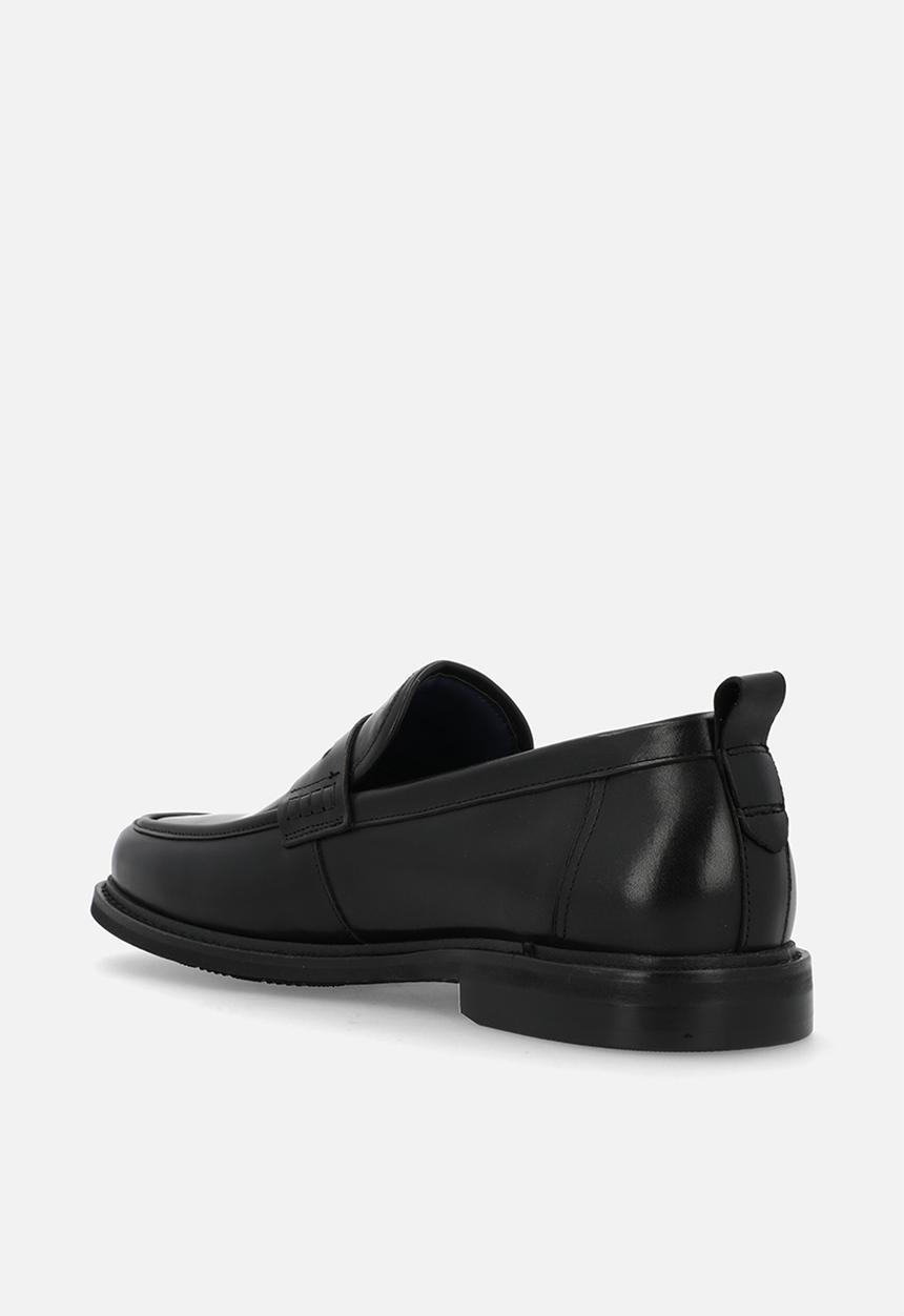 POLO - Leather Penny Loafer - Black