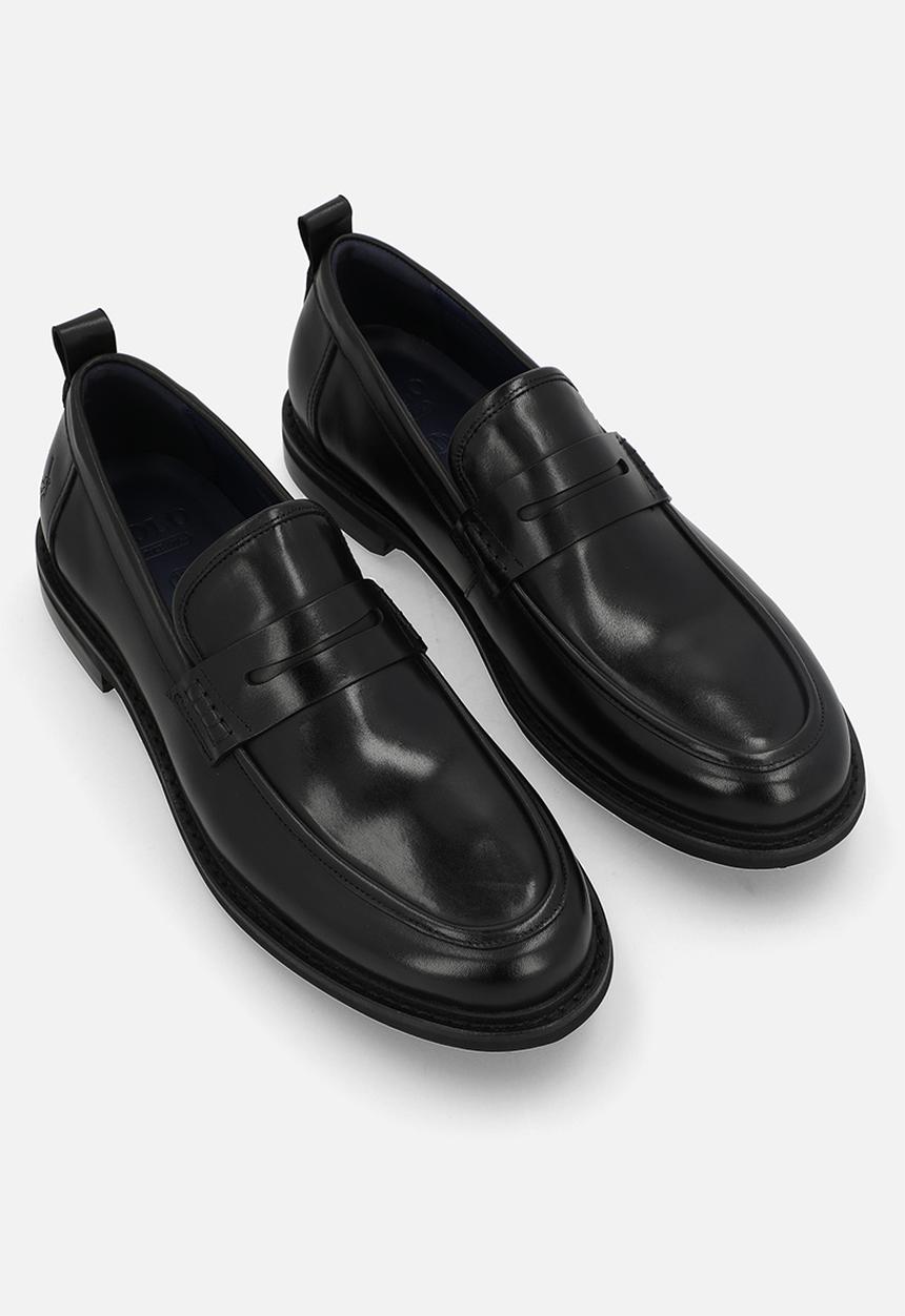 POLO - Leather Penny Loafer - Black