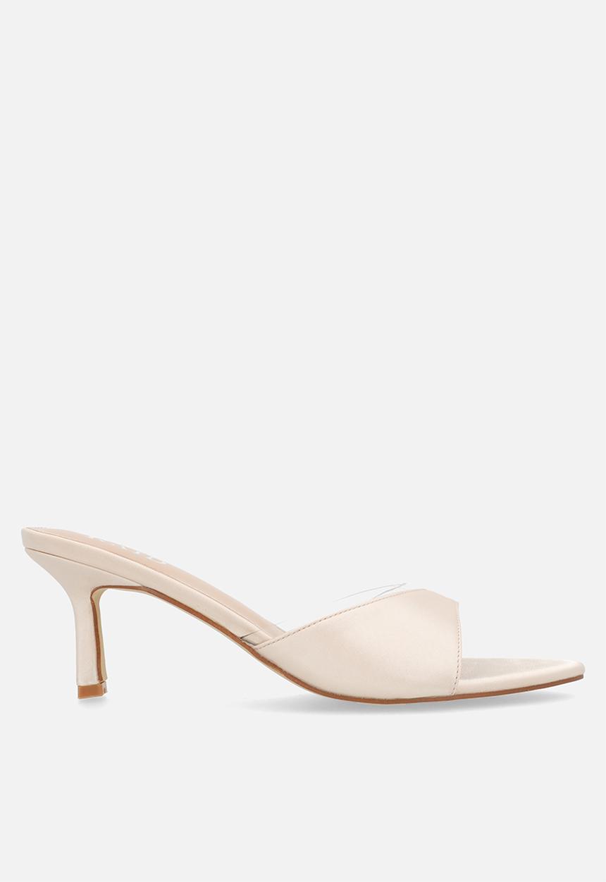 Raid London - Laira stiletto heel mule - neutral