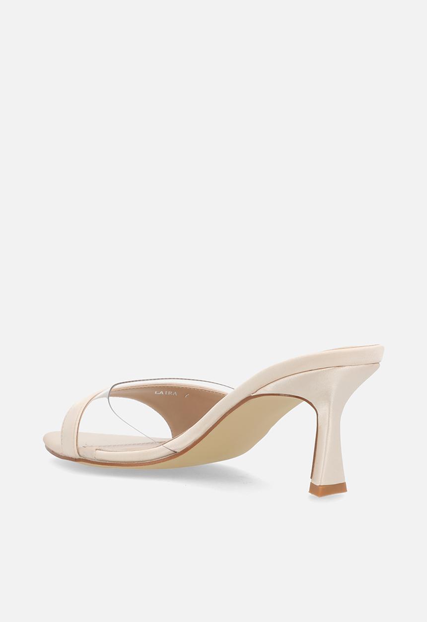 Raid London - Laira stiletto heel mule - neutral