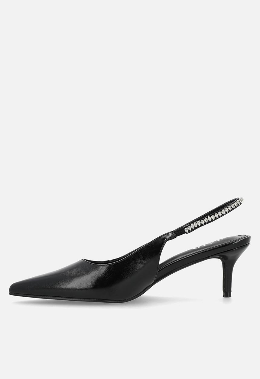 Raid London - Fienna stiletto heel slingback - black