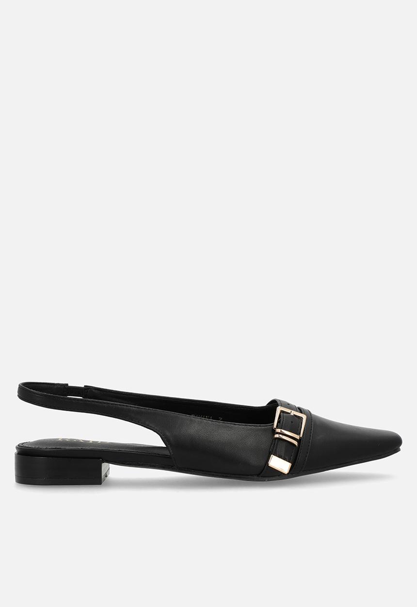 Raid London - Rimaya block heel slingback - black