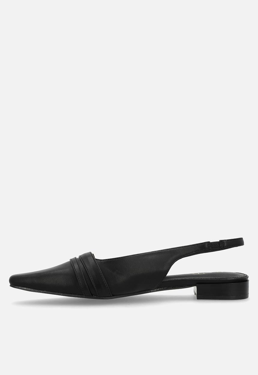 Raid London - Rimaya block heel slingback - black