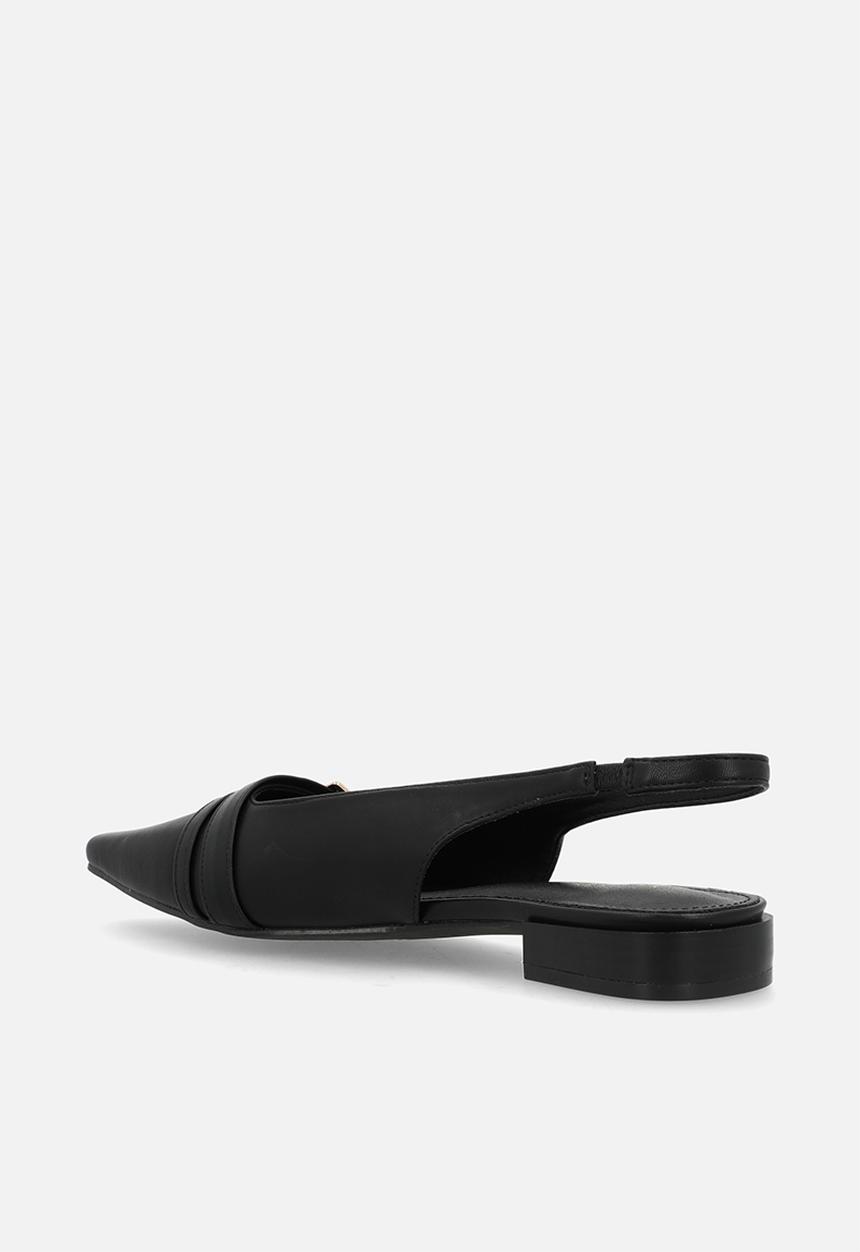Raid London - Rimaya block heel slingback - black
