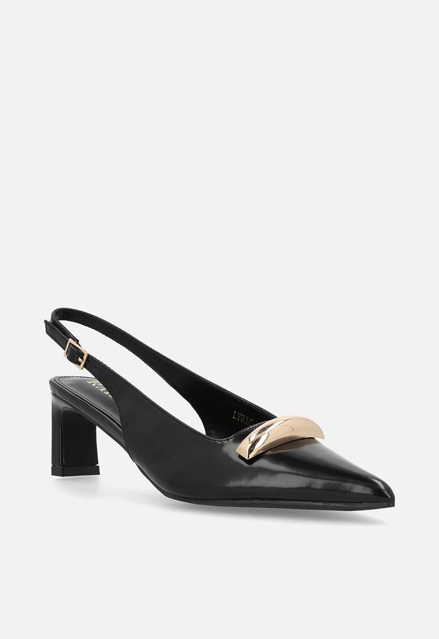 Raid London - Lyric slingback heel - black