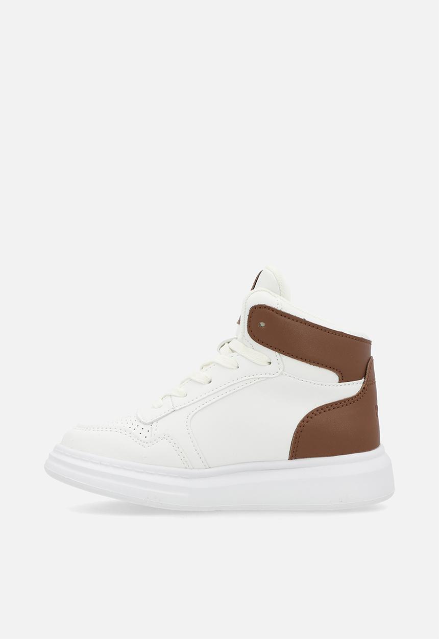 POLO - Kids High Top Sneaker  - White