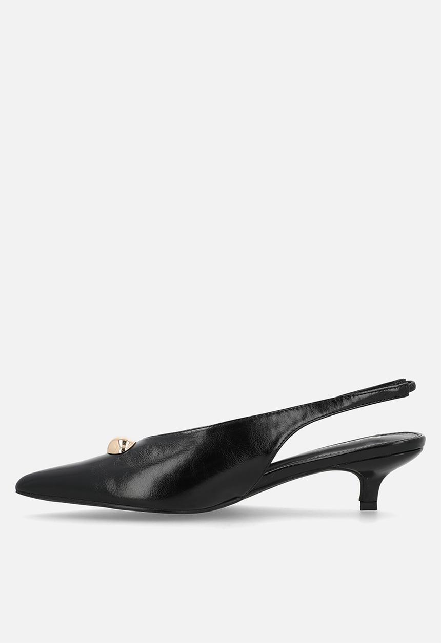 Raid London - Terra slingback heel - black