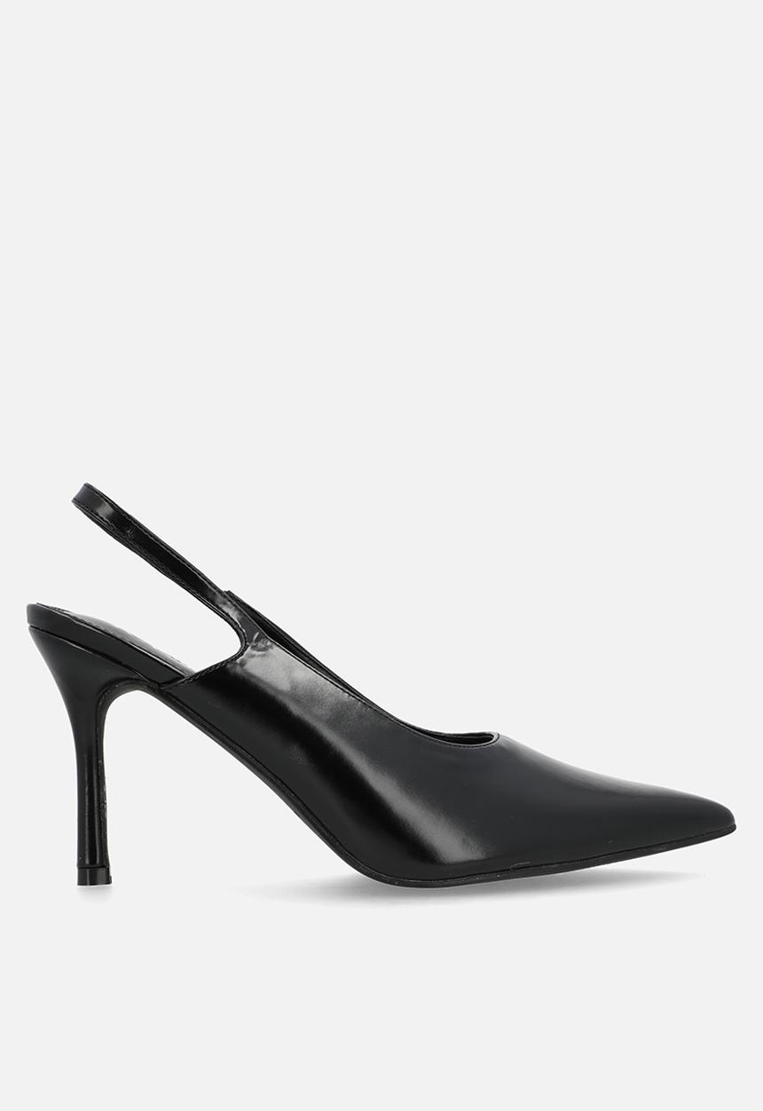 Raid London - Ziva stiletto heel slingback - black