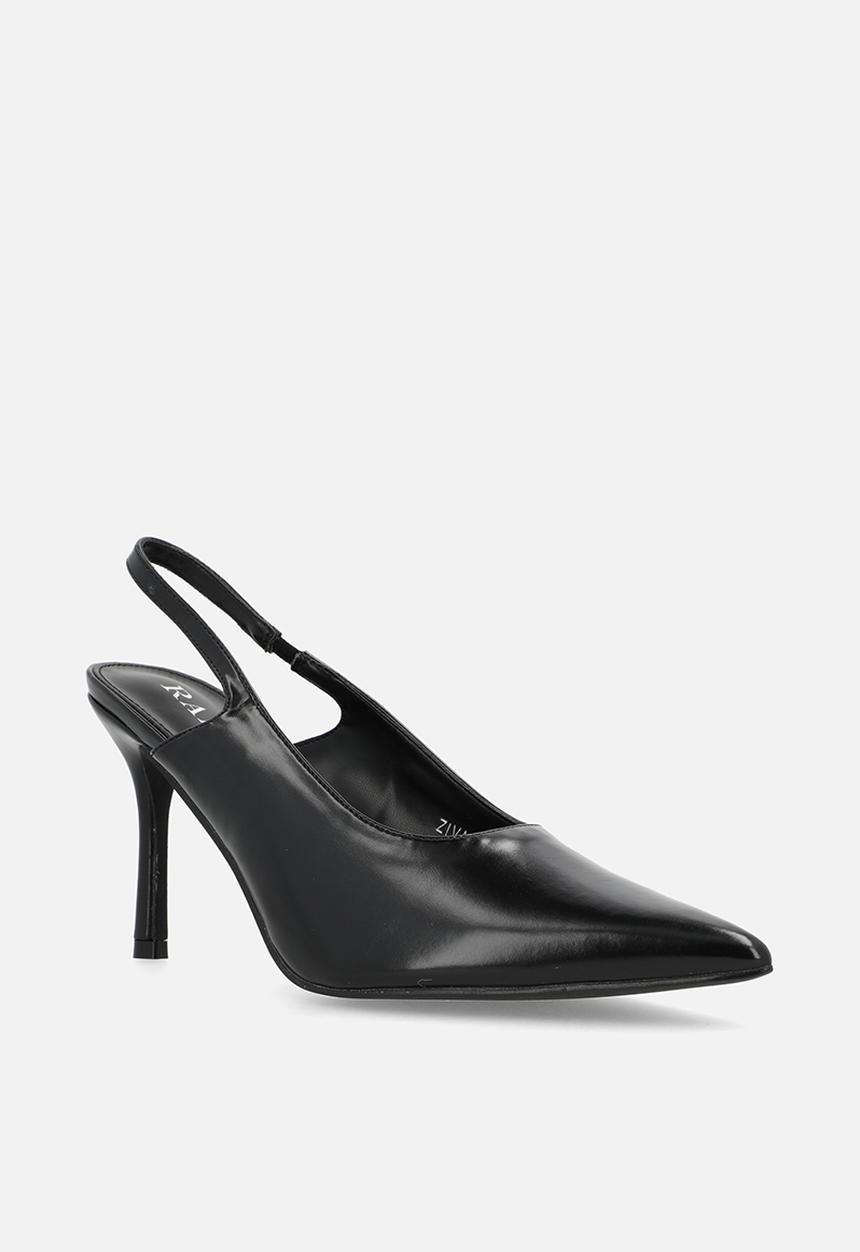 Raid London - Ziva stiletto heel slingback - black