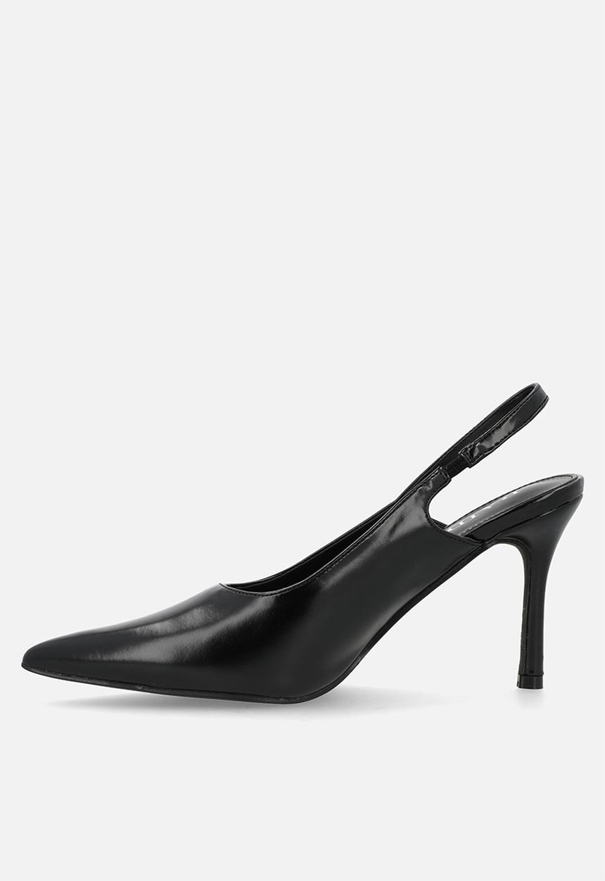 Raid London - Ziva stiletto heel slingback - black