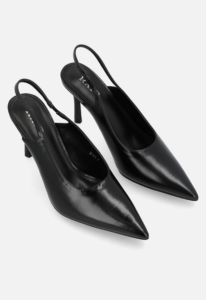 Raid London - Ziva stiletto heel slingback - black