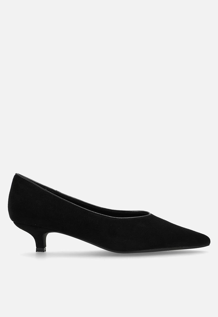 Raid London - Calla court heel - black suede