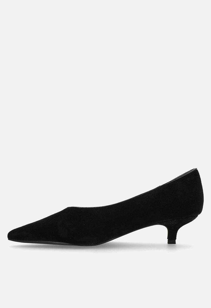 Raid London - Calla court heel - black suede