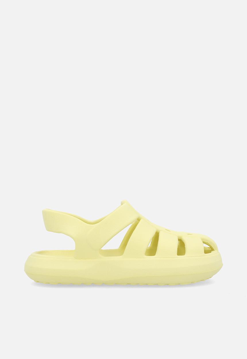 Pop Candy - Foam fisherman sandals - pale yellow